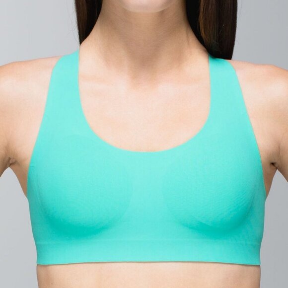 Lululemon Bitty Bracer Sports Bra (B-C cup) In Bali Breeze / Black Size 32A - Picture 2 of 8
